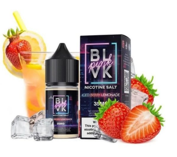 Iced Berry Lemonade - Pink Series - BLVK Salt - 30ml - Image 3