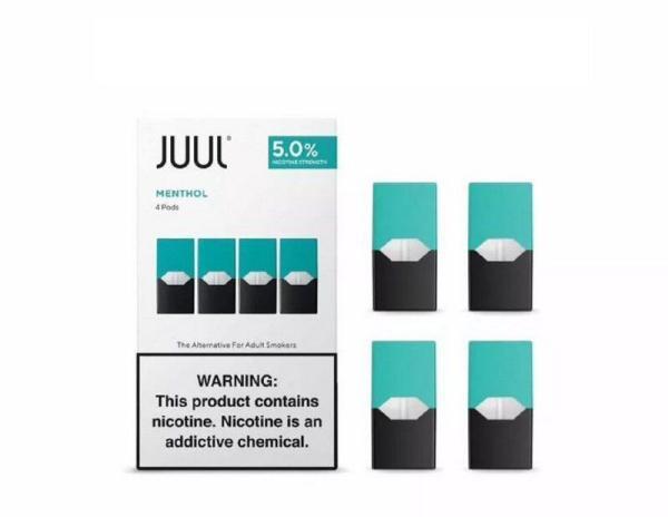 Pod Refil Juul - 4 Refil - Menthol - 5.0%