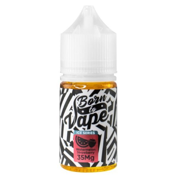 Watermelon Strawberry - Ice Series - Born To Vape Salt - 30ml - Image 2