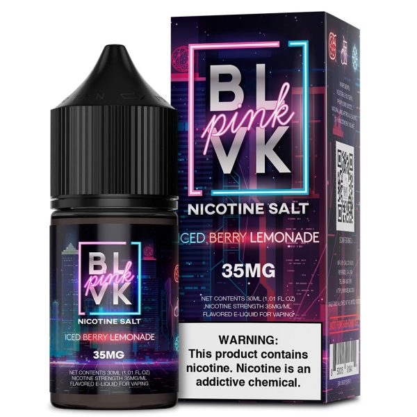 Iced Berry Lemonade - Pink Series - BLVK Salt - 30ml