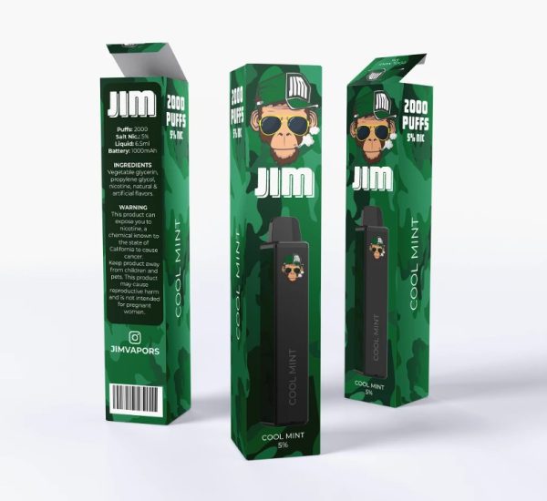 Pod Jim - 2000 Puffs 5% - Pod Descartável