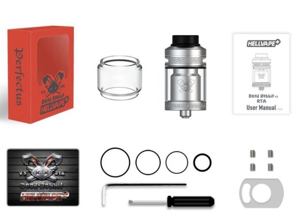 Atomizador - Dead Rabbit V2 - RTA - Hellvape - Image 4