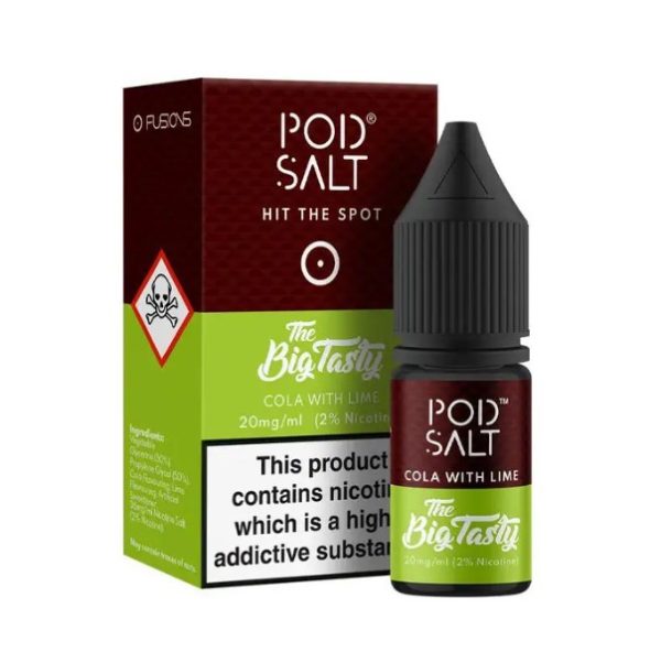 Cola With Lime - Fusion - Pod Salt Hit The Spot - 30ml