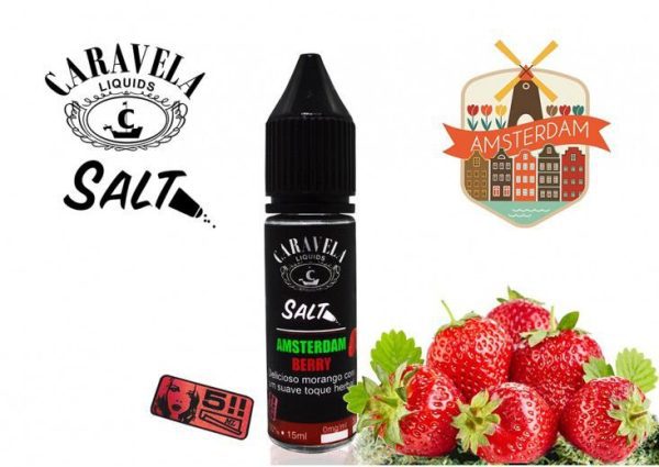 Líquido Nicsalt - Amsterdam Berry - Caravela - 15ml