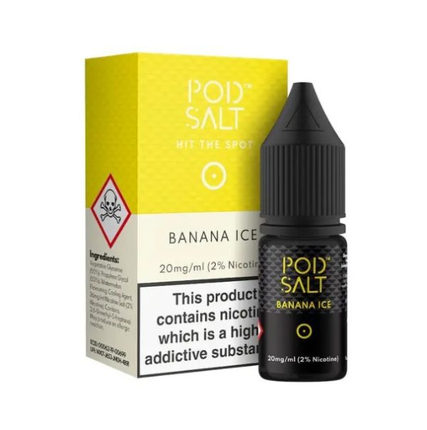 Banana Ice - Core - Pod Salt Hit The Spot - 30ml