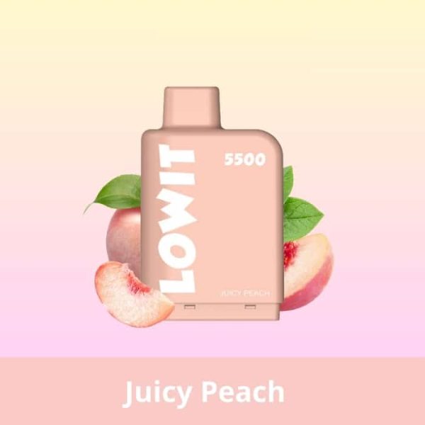 Juicy Peach - Capsulas Lowit 5500 Puffs - Elfbar - Image 2