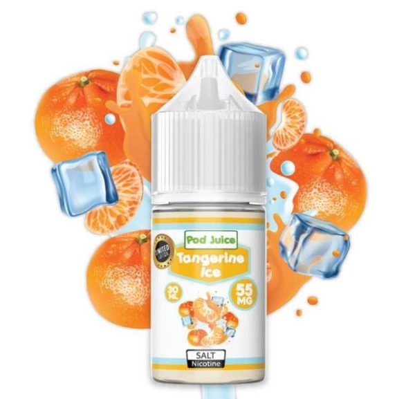 Tangerine Ice - Pod Juice Salt - 30ML - Image 2