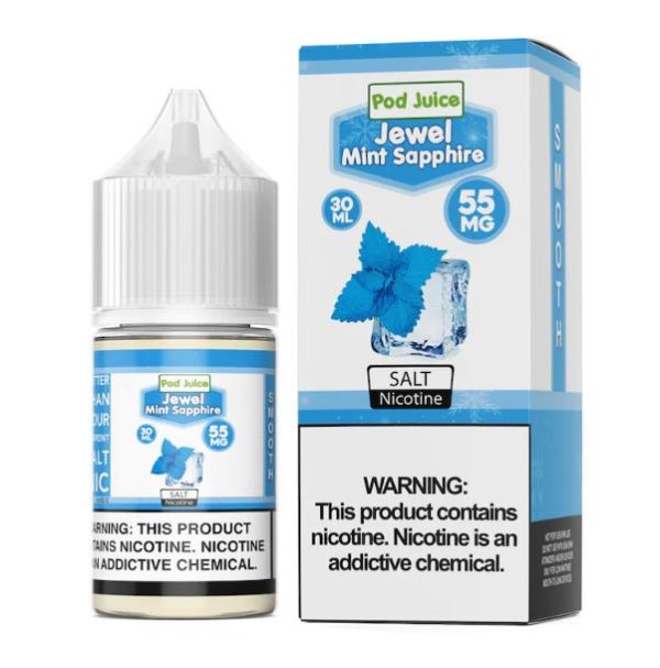 Jewel Mint Sapphire - Pod Juice Salt - 30ML