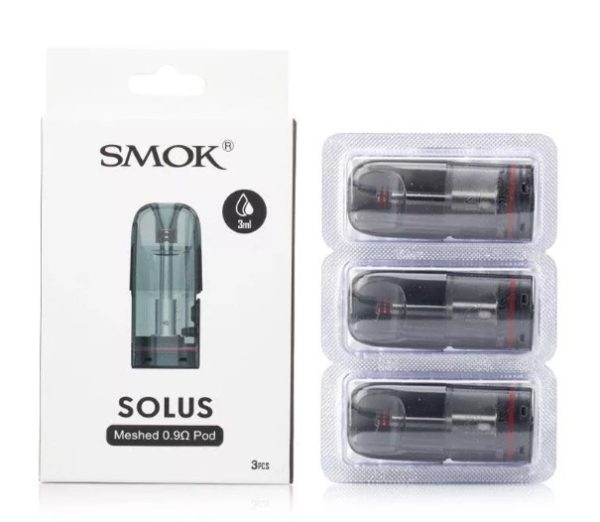 Cartucho / Coil - Solus Kit - Meshed 0.9 ohm - 3ml - Smok