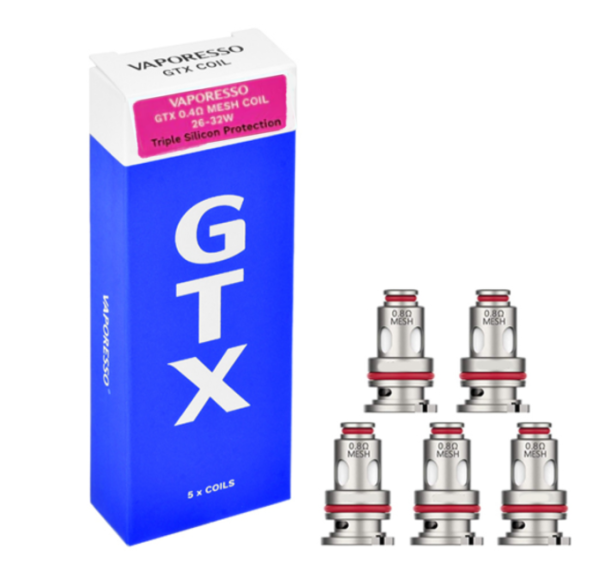 Bobina Coil (Reposição) - GTX - Triple Silicon Protection - 0.4 ohm - Vaporesso