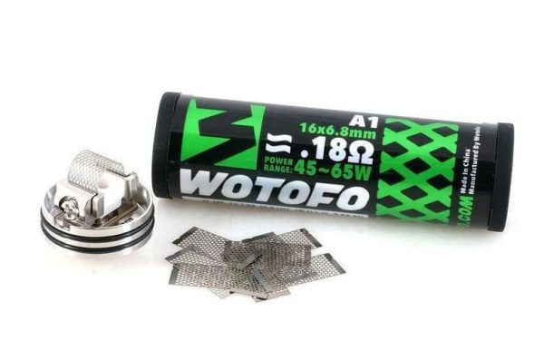 Kit Resistências/Bobinas Prontas - Coil Mesh A1 0.18 ohms - Wotofo