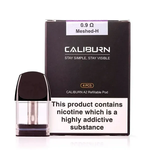 Cartucho / Coil - Caliburn A2 - Meshed H 0.9 ohm - 2ml - Uwell