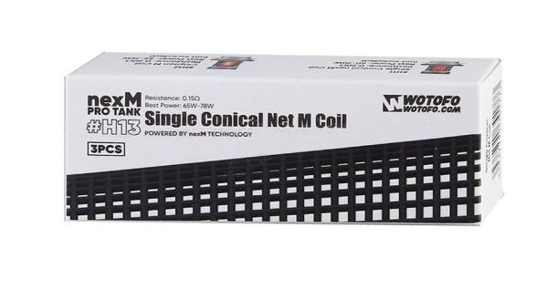 Coil/Resistência #H13 - Single Conical net M Coil - 0.15ohm - Wotofo